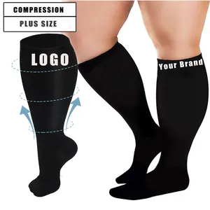 足弓支撑按压袜子减少足底筋膜炎20-30毫米瓦塞黑色定制品牌标志袜子