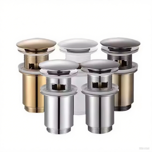 Desagüe con filtro <span class=keywords><strong>CLIC</strong></span> <span class=keywords><strong>CLAC</strong></span> Cuatro quintos Todo metal cromado con desbordamiento para lavabo de baño - Product Image 4