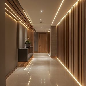 Panneaux muraux acoustiques modernes en MDF pour l'intérieur, personnalisés, fabriqués sur mesure, insonorisants, pour la construction, le bricolage et les cloisons. - Product Image 2