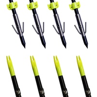 Flèche de pêche professionnelle en fibre de verre de Junxing Archery pour arc à poulies