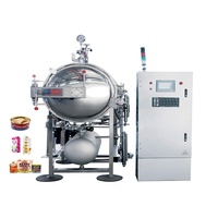 Kleine R&D retortsterilisator voor de verwerking van sauzen, soepen, currypasta en kant-en-klare maaltijden