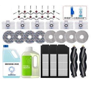 Accesorios para <span class=keywords><strong>Aspiradora</strong></span> Robótica Ecovacs OZMOT8 T9PRO T9AIVI: Cepillo Lateral, Paño, Filtro, Bolsa para Polvo - Product Image 1