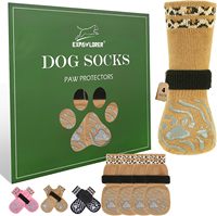 Chaussettes antidérapantes pour chien pour le pavé chaud, pour éviter que les pattes ne soient léchées, bottes antidérapantes pour chien pour un contrôle de la traction