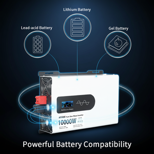 Inversor de Corriente de Onda Pura Serie MYAMI EN de Alta Gama, 12KW 10KW 8KW 6KW 5KW 3KW, Salida Dual 12V-96VDC 110V/220VAC, Inversor <span class=keywords><strong>para</strong></span> Automóvil - Product Image 2