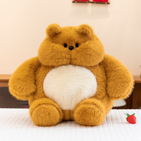 Ours en peluche Dwen Dwen multi-tailles, super doux, rembourré en coton PP, cadeau pour anniversaire, fêtes, couple, pendentif apaisant pour enfants, à griffer