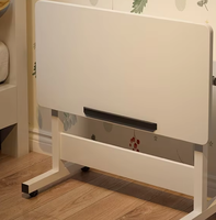 Table basse verticale Simple Portable poste de travail en bois blanc hauteur bureau réglable manuel bureau maison bureau pliant