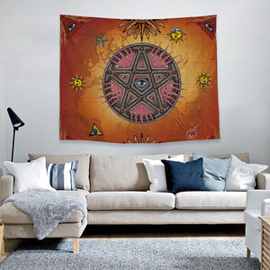 al por mayor colgante de pared <span class=keywords><strong>Tarot</strong></span> tapiz tejido impreso Digital impreso 100% poliéster tapiz impresión - Product Image 3