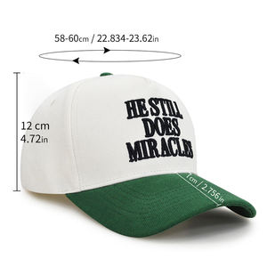 Gorra de Béisbol con Logotipo Bordado en 3D al por Mayor, Gorra Deportiva de 5 Paneles y 2 Tonos, Gorras Personalizadas de Fábrica OEM para Hombres y Mujeres, para Actividades al Aire Libre - Product Image 3