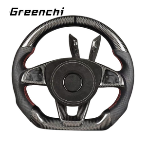 <span class=keywords><strong>Volante</strong></span> de Fibra de Carbono para <span class=keywords><strong>Mercedes</strong></span> Benz W204 W205 E300, <span class=keywords><strong>Volante</strong></span> de Carreras con Base Plana, Mejora de Rendimiento - Product Image 5