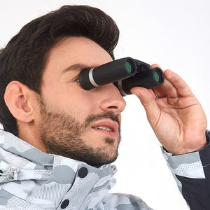 BIJIA 8x22 HD Mini <span class=keywords><strong>binoculares</strong></span> de bolsillo compactos <span class=keywords><strong>binoculares</strong></span> plegables de <span class=keywords><strong>largo</strong></span> <span class=keywords><strong>alcance</strong></span> BAK4 FMC para deportes de caza al aire libre Camping viajes - Product Image 6