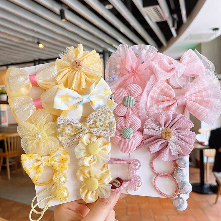 Lot De 20 Barrettes à Cheveux Imprimé Floral – Pour Bébés, Filles – Antidérapantes, Douces – Tailles Tout-petits à Enfant