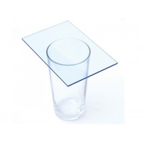 100% matériau vierge de lucite feuille acrylique fluorescente transparente feuille diffuseur de lumière