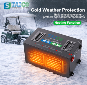 Литиевая батарея для гольф-кара 72В 100Ач 70.4В 105Ач <span class=keywords><strong>LiFePO4</strong></span>, аккумуляторный блок 72 Вольт 100Ач для электрического гольф-кара - Product Image 6