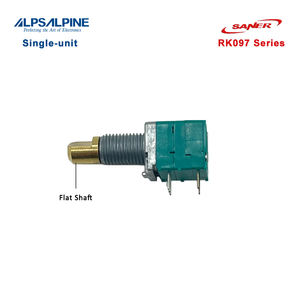 ALPS potensiometer putar poros logam 5 pin 10k - Product Image 5