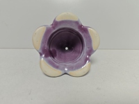 Carillons à vent en céramique en forme de fleurs pour l'extérieur, décoration de jardin, sculptures florales pour patio extérieur et bassin