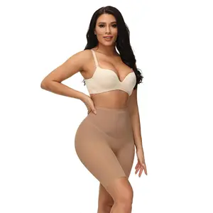 Culotte de contrôle amincissante pour femmes, Sexy, moulante, taille haute, Corset en maille, grande taille