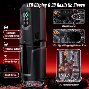 เครื่องช่วยสำเร็จความใคร่แบบสอดใส่ 7 โหมดสั่นและหมุน 7 โหมดสั่นพร้อมโหมดเลีย ใช้งานได้โดยไม่ต้องใช้มือ  แบบพกพา พร้อมปุ่มกดเดียว - Product Image 2