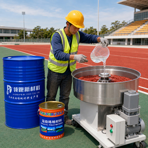 INOLP Double Component Polyurethane Adhesive for Flooring EPDM Rubber Glue Guangdong Made Liquid Foam for Running Track - Product Image 1