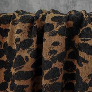 Tessuto Jacquard Vintage Leopardato in Ciniglia 2026, Lussuoso Tessuto Tinto in Filo per Abiti, Cappotti, Cuscini e <span class=keywords><strong>Tende</strong></span> - Product Image 1