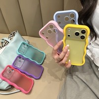 Coque de téléphone antichoc avec grande fenêtre transparente mate et cadre photo pour iPhone 18 17 16 15 14 13 12 Pro Max, protection d'appareil photo