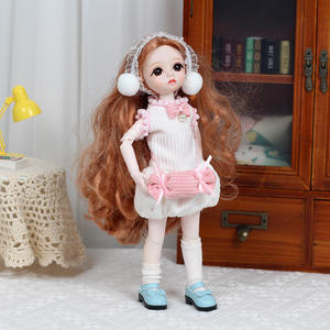 Vestiti per Bambole BJD a 6 Punti da 30cm, Mini Abito Lolita, Completo Casual alla Moda, Uniforme Elegante per Bambole - Product Image 4