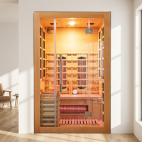 Sauna hybride combiné pour 2 personnes, fourni par l'usine