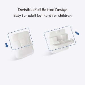 Probebi OL009 Copripresa di Sicurezza per Bambini, Protezione Antipolvere in Plastica per Prese a 2 Pin, per Uso Esterno, Funzione Chiave - Product Image 5
