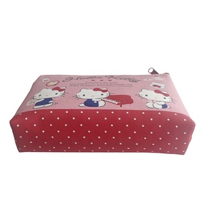 Custom Digital Full Printing Pattern <strong>Hello</strong> KT Zipper Eco-Friendly Waterproof PU Leather Women's <strong>Makeup</strong> Cosmetic <strong>Bag</strong> Portable - Product Image 4