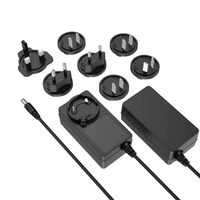 Alimentation murale 72W 24V 3A certifiée FCC Niveau VI, adaptateur secteur AC/DC pour mini PC et écrans commerciaux