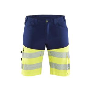 BLAKLADER - 154118118933C56 <b>Hi</b>-<b>Vis</b> <b>shorts</b> stretch Navy blue/Yellow - EAN 7330509692073 <b>HI</b>-<b>VIS</b> WORKWEAR - Product Image 1