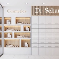 Conception Complète de Magasin : Agencement Personnalisé pour Pharmacie Moderne – Meuble de Pharmacie sur Mesure pour Affichage Commercial