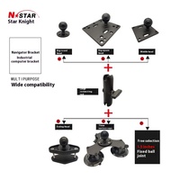 Support industriel en métal 101U pour tablette PC avec support VESA Support de navigation pour grandes machines agricoles Support pour ordinateur de véhicule