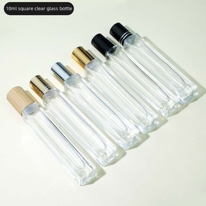 Nước hoa 5ml 10ml 15ml sang trọng bơm lại cuộn trên chai nước hoa rỗng dày dưới thủy tinh tinh dầu chai với con lăn bóng - Product Image 4