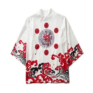 Veste <span class=keywords><strong>Yukata</strong></span> Traditionnelle Japonaise pour Hommes et Femmes, Long Kimono Ethnique à Motifs Néon en Polyester pour Adultes - Product Image 5
