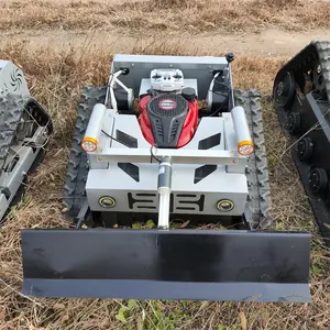 0 Turn Lawn Mower With Gasoline Remote Control Crawler Electric Smart Snow Plow Robot Lawn Mower For Sale