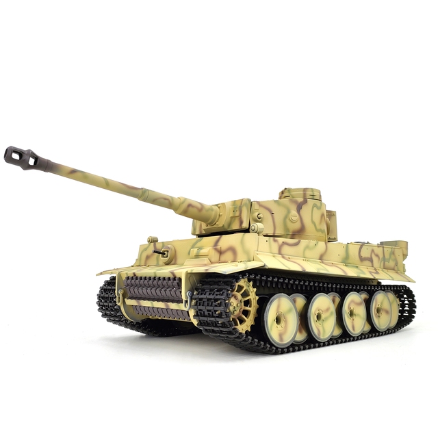 RC Tank Customised 2.4Gh 1/16 7.0 Upg. Ver German Tiger I RTR Tank Coolbank Model BB That Shooting BB Bullets
