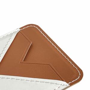 Porte-cartes adhésif en cuir PU avec logo personnalisé imprimé par sublimation pour téléphone portable - Product Image 4