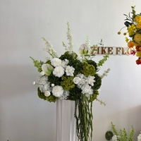 Vases de mariage Lily, centres de table décoratifs, fausses hortensias, amaranthus, fleurs artificielles en soie, fournitures pour arrangements floraux