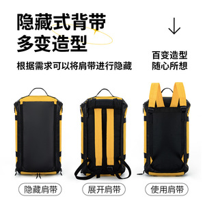 Bolsa Deportiva de Gran Capacidad, Portátil, para Baloncesto, Fútbol, con Separación para Ropa Húmeda y Seca, para Hombres, para Deportes, Fitness, Raquetas - Product Image 5