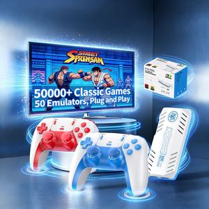 Nouvelle Console <span class=keywords><strong>de</strong></span> <span class=keywords><strong>Jeu</strong></span> Vidéo TV Sans Fil X10 Pro 4K 2026 avec Plus <span class=keywords><strong>de</strong></span> 50 000 Jeux, Manettes Doubles et Prise en Charge PSP/DC - Product Image 2
