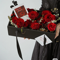Boîte cadeau pour la fête des mères, emballage de fleurs, boîte cadeau attrayante en forme de nœud, boîte à gâteau personnalisable pour mariage avec séparateur