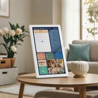 شاشة تقويم رقمية ذكية مقاس 15.6 بوصة بدقة 1080P FHD IPS مع واي فاي، شاشة تقويم حائطية مخصصة بشعار حسب الطلب من المصنع