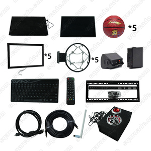 Interactive Indoor Basketball Hoop Games for Kids Adults Sportive <b>Entertainment</b> Arena Activates Playhouse for Amusement Parks - Product Image 1