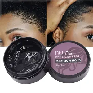 MELAO Private Label Extra 60g Tenere I Capelli Per Lo Styling Forte Presa Su Ordinazione Dei Capelli Bordo Gel di Controllo