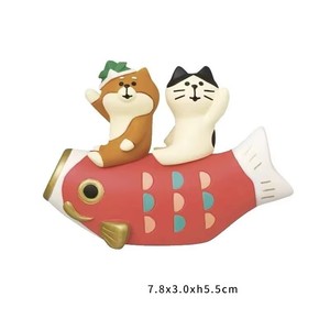 Gatto <span class=keywords><strong>Samurai</strong></span> Cartoon Daruma - Statuetta Portafortuna in Resina per Decorazione Casa e Ufficio, Figurina Decorativa come Regalo - Product Image 6