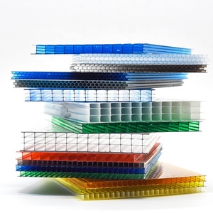 Chống cháy 8mm 10mm 12mm 16mm 18mm đôi tường multiwall đôi tường tấm <span class=keywords><strong>polycarbonate</strong></span> nhà kính bảng điều khiển - Product Image 3