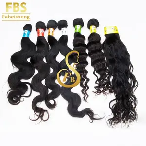 FBS Tóc Thô Bán Buôn Tóc Người Trong Quảng Châu Loose Cơ Thể Người Ý Sóng Với 10 Đến 34 Inch Trinh Nữ Lớp Biểu Bì Phù Hợp Tóc