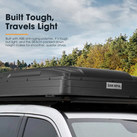 Tentes de toit SAN HIMA à montage rapide, robustes, légères, en ABS, avec panneau numérique intégré pour le camping 4x4