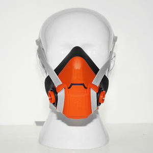 <span class=keywords><strong>Masque</strong></span> à gaz demi-visage réutilisable et lavable certifié CE HG-602, protège contre les vapeurs organiques, la poussière et les produits toxiques, service ODM/OEM d'usine chinoise - Product Image 1