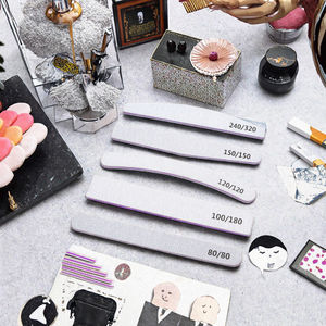 Limas y pulidores de uñas de doble cara YAQIN con logotipo personalizado, tamaño mini, grano 100, tamaños 80/100-180/240 - Product Image 3